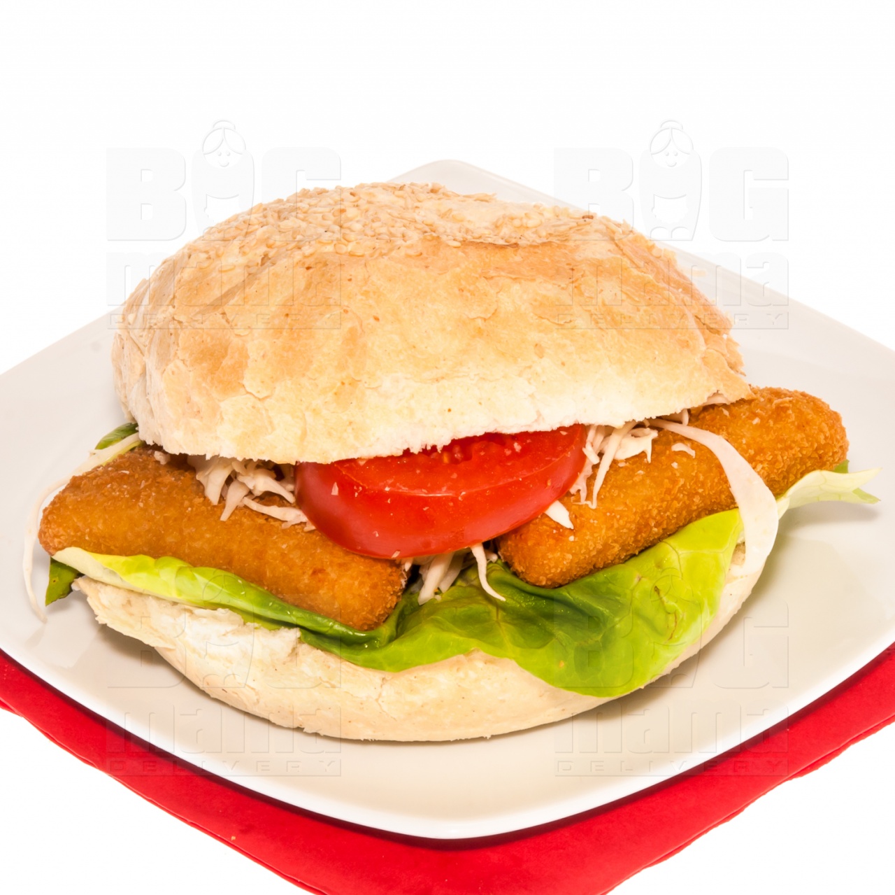 Product #145 image - Small breaded cheese sandwich
