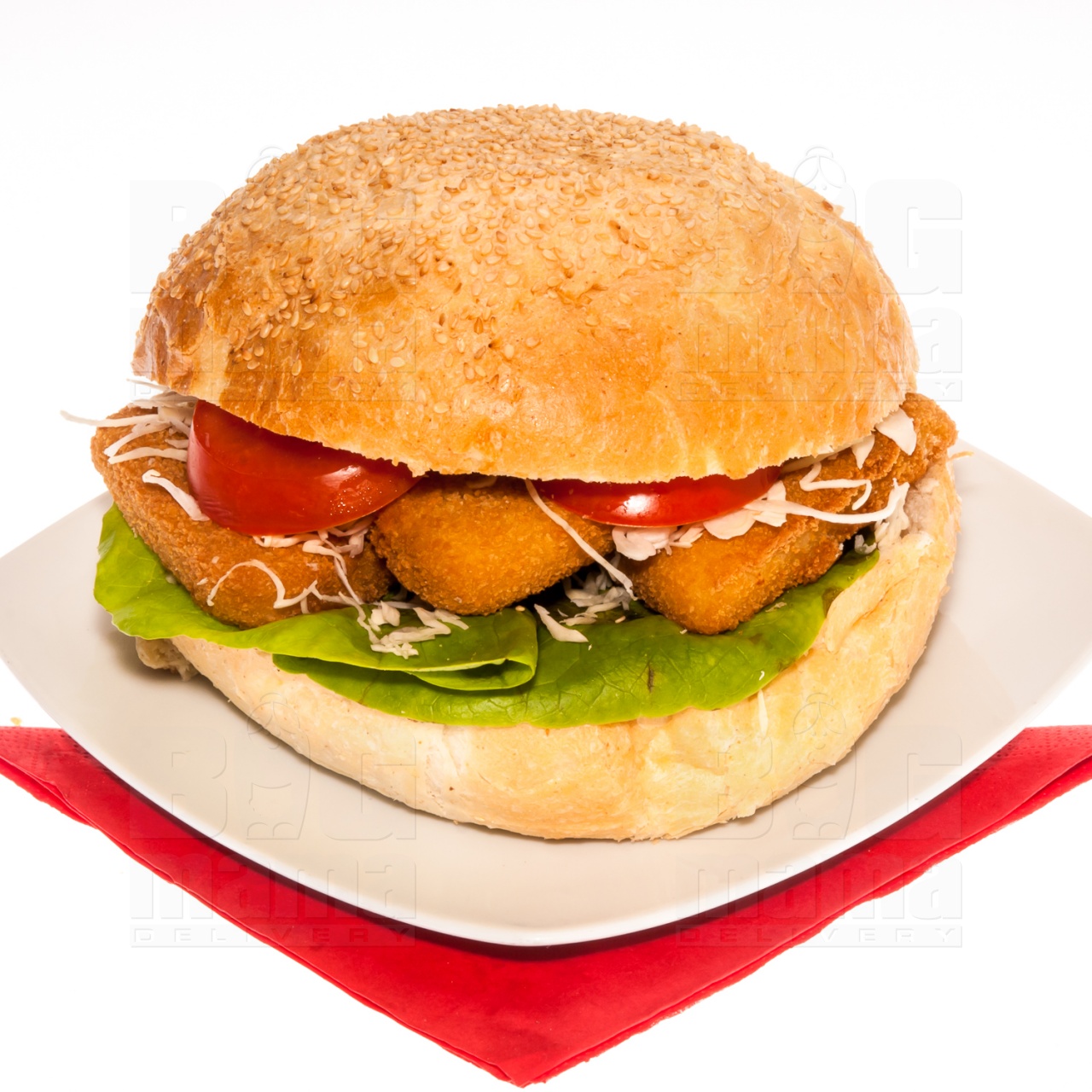 Product #146 image - Big breaded cheese sandwich