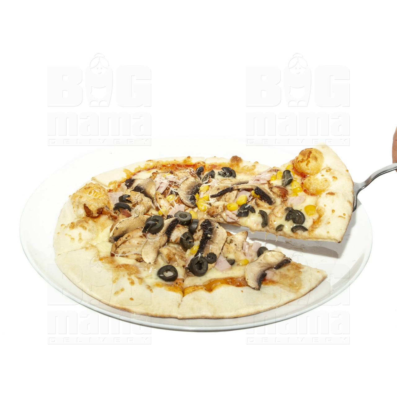 Product #208 image - Pizza Pollo e Funghi