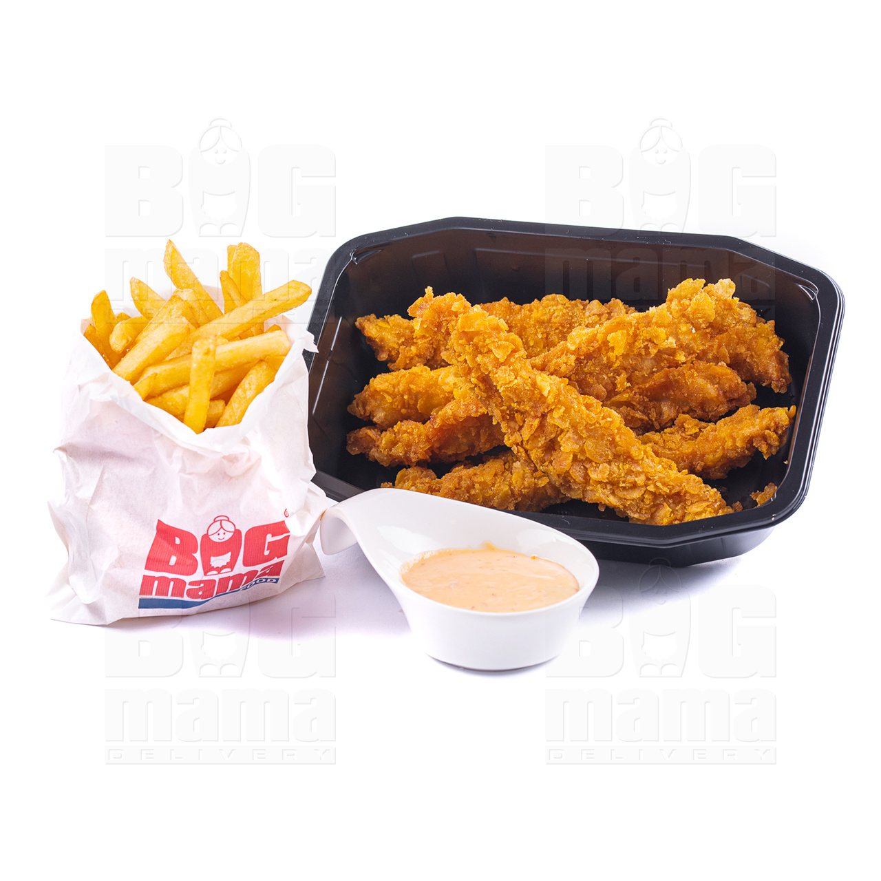 Product #230 image - Chicken crispy, french fries, crispy sauce menu