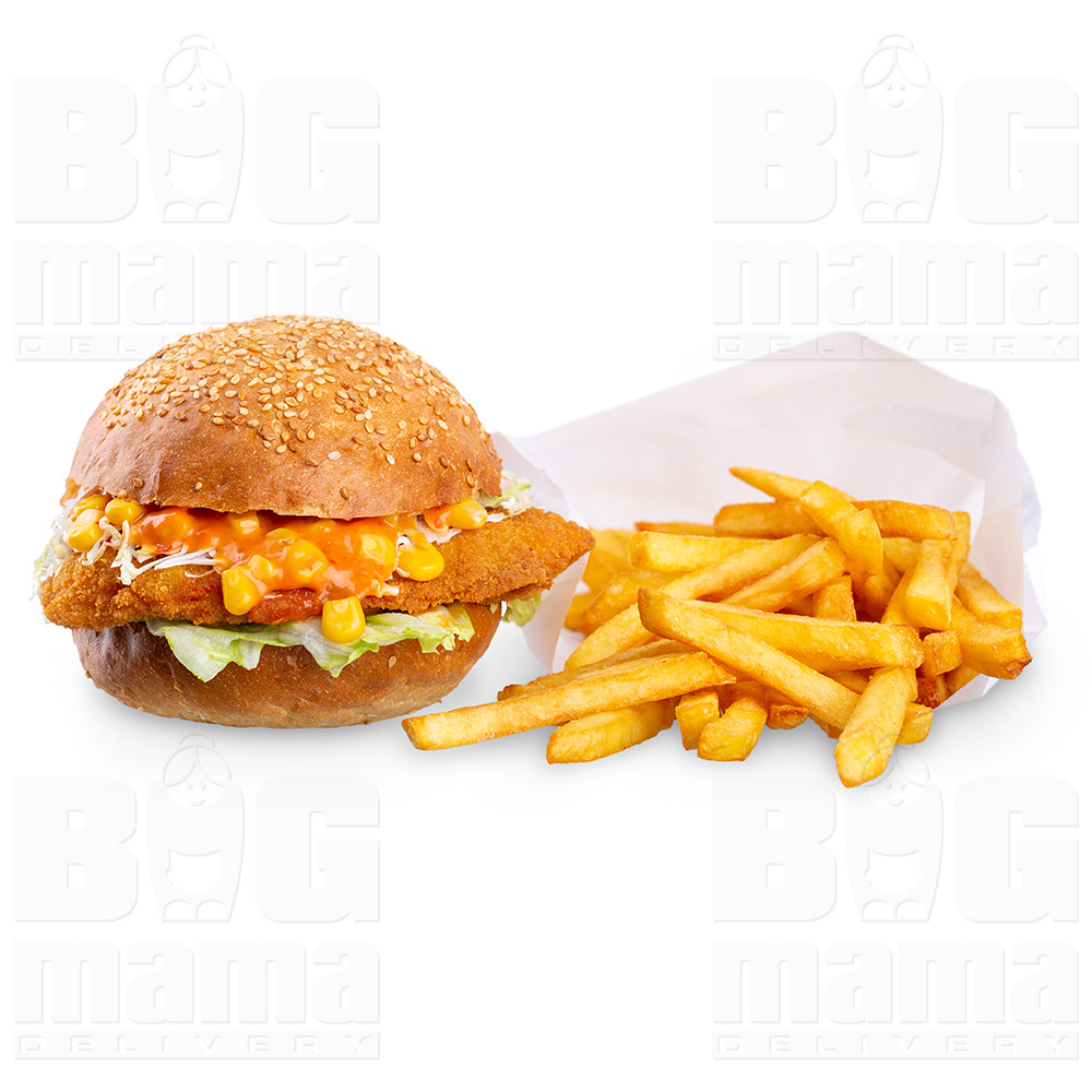 Product #249 image - Big Mexican sandwich with chicken schnitzel Menu