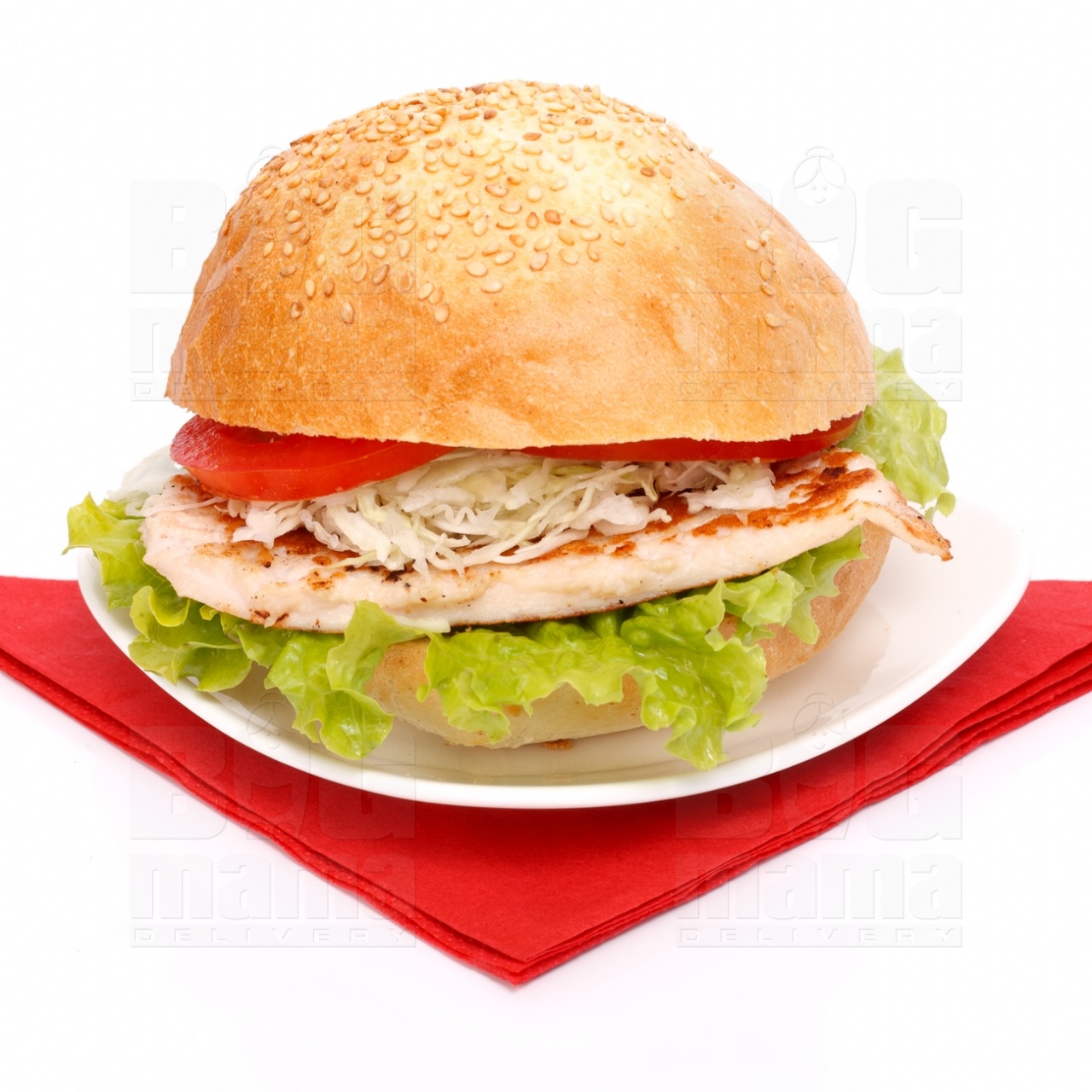 Product #56 image - Big sandwich with barbecued chicken breast